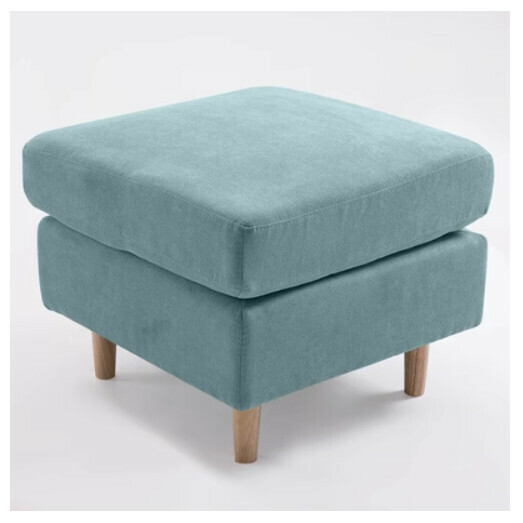 Hot Selling Fabric Sofa Footstool and Shoe Changing Stool [Mint Green]
