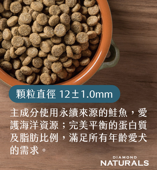 鮭魚全齡護毛無穀配方｜天然饌 Diamond Naturals