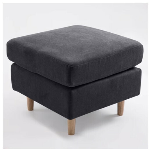 Hot Selling Fabric Sofa Footstool and Shoe Changing Stool [Dark Gray]
