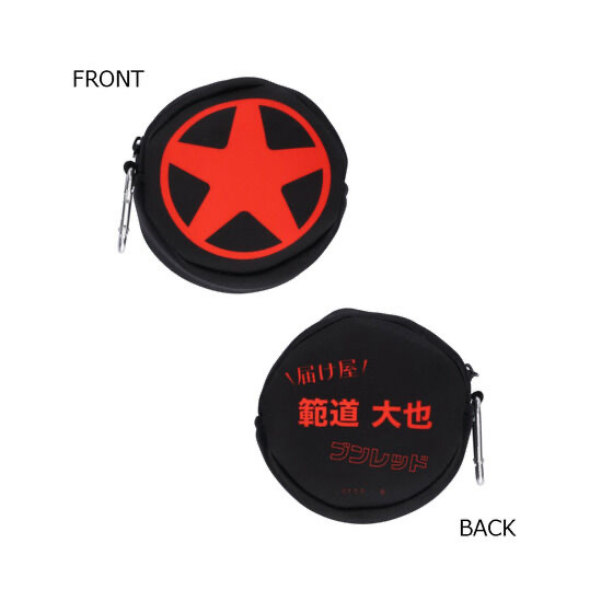 225914 Pbandai 預訂2025/4月 爆上戦隊ブンブンジャー 丸型ポーチ マーク柄