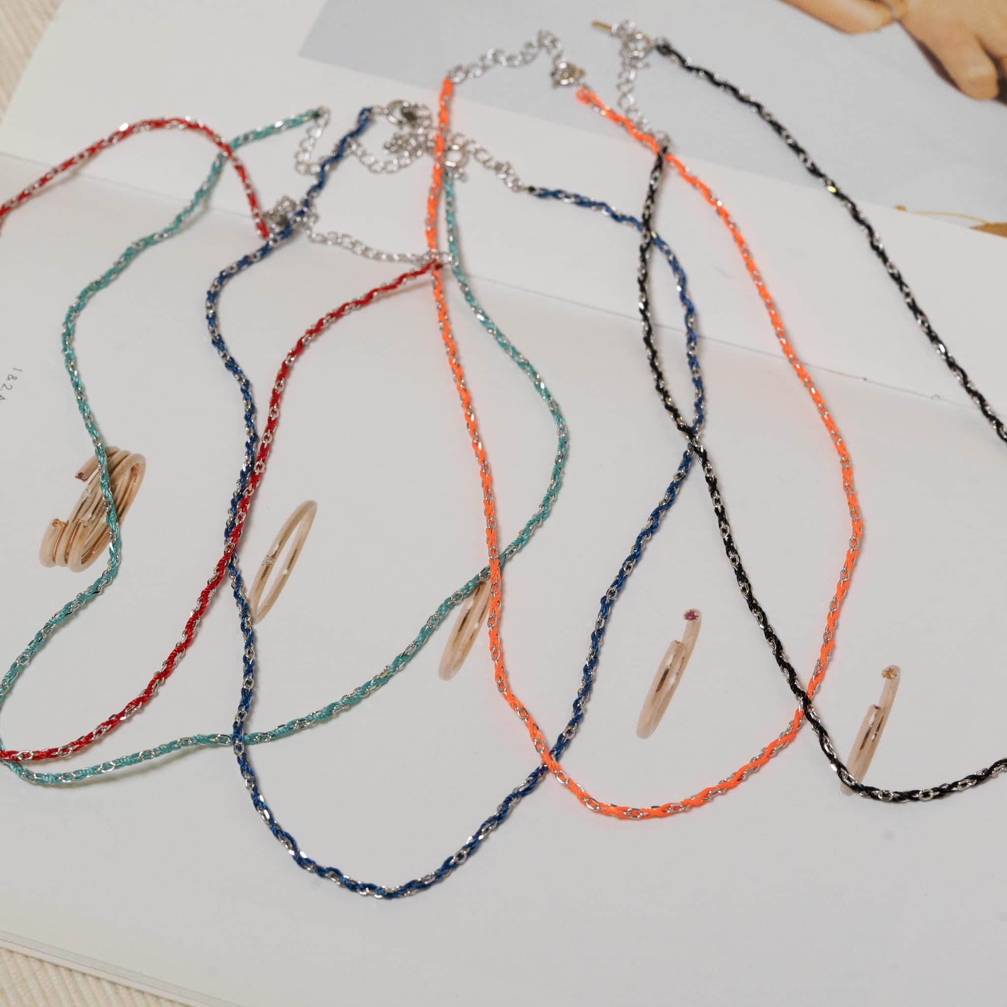 真絲純銀頸鍊 svn49