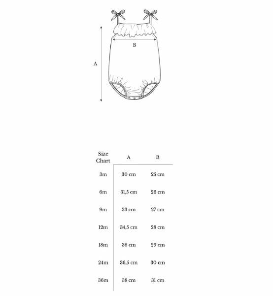 Bebe Organic  清新小花刺繡包屁衣 Pipa Romper- Pistachio
