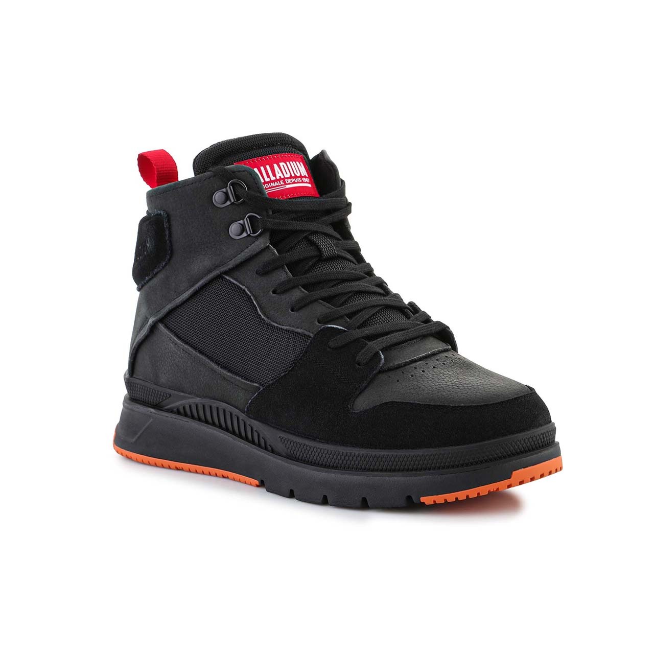 男鞋 PALLADIUM PALLASIDER HI METRO 黑 灰 綠 皮革 高筒 軍靴 休閒 運動鞋【07994】