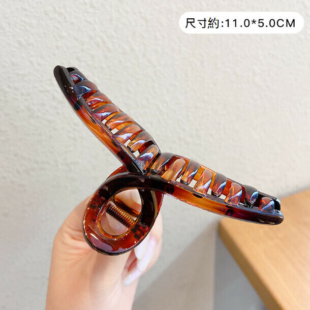爆款抓夾髮卡頭飾髮夾（81#玳瑁）