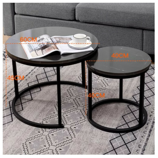 New tea table coffee table [820 black combination]