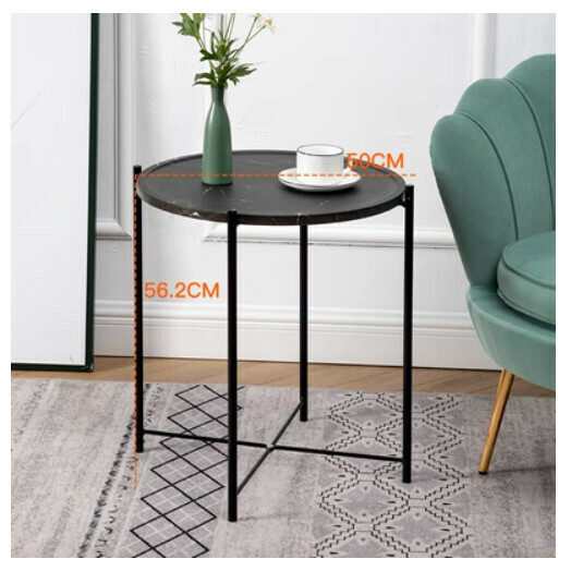 New tea table coffee table [822 black]