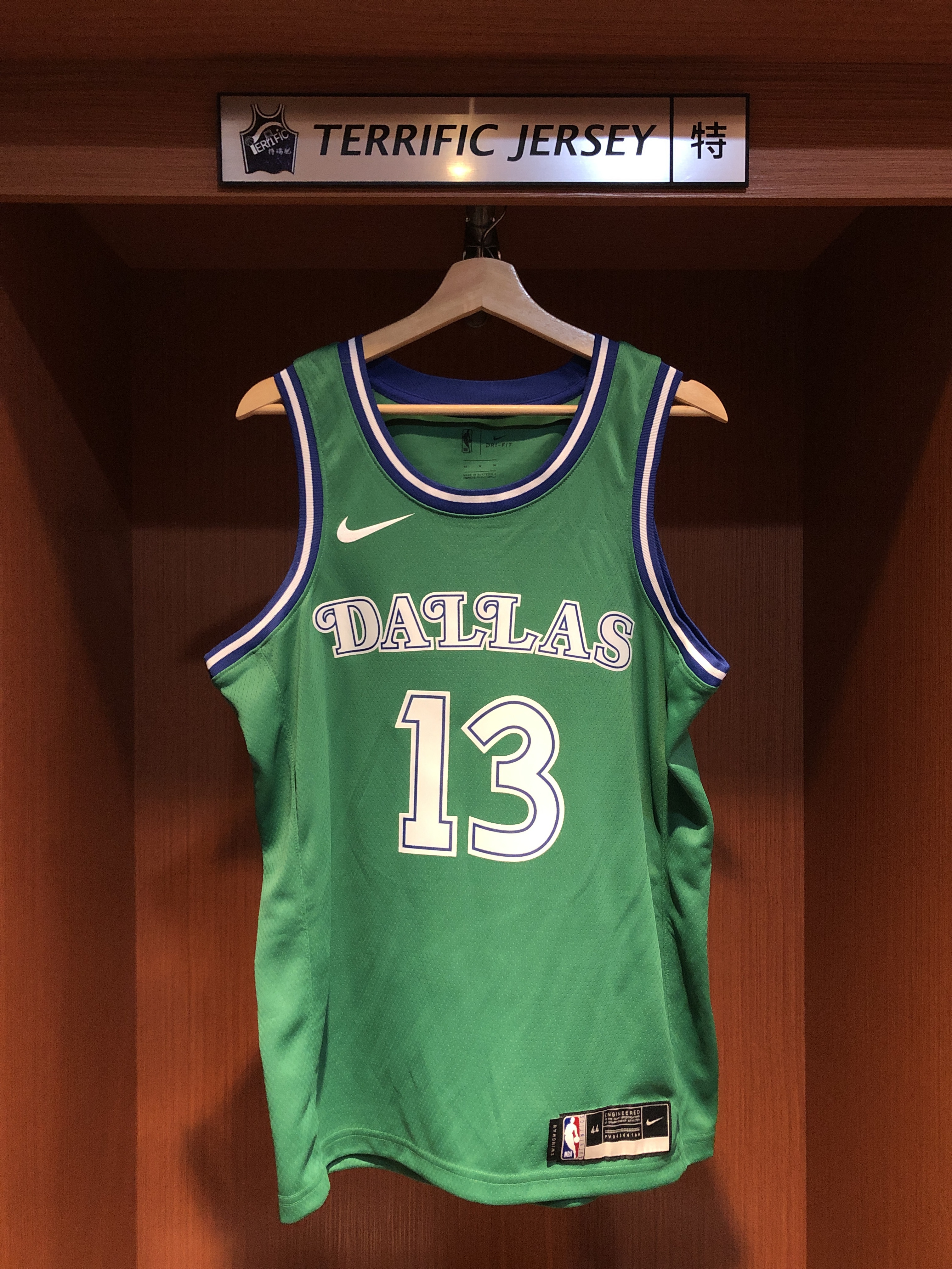 NBA球衣 Jalen Brunson 達拉斯小牛復古綠 HWC Nike Swingman 球迷版 熱轉印 全新