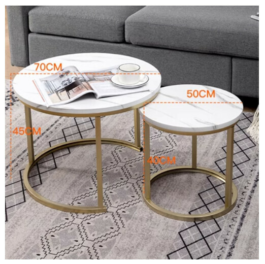 New tea table coffee table [large size 820 gold combination]