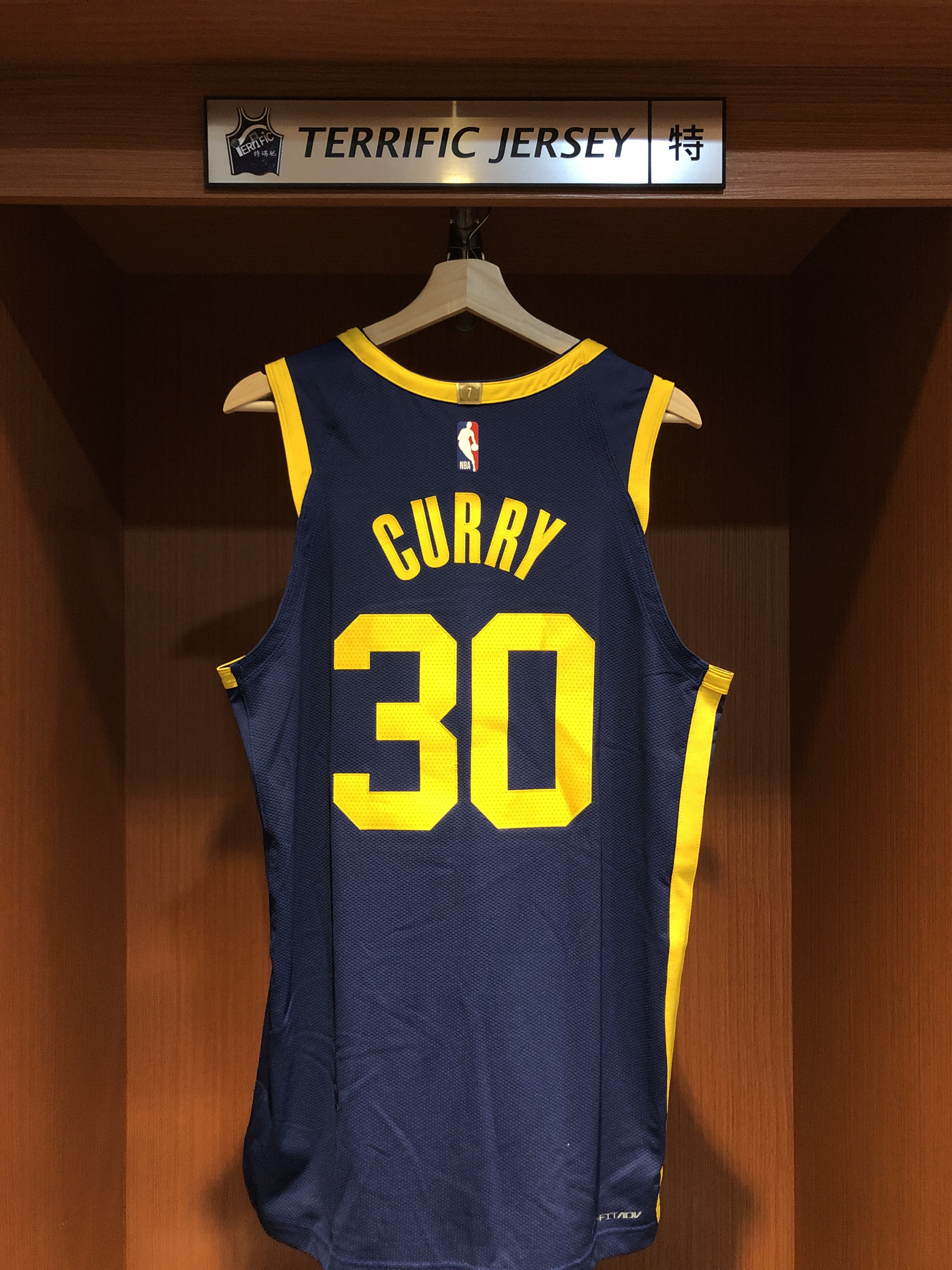 NBA球衣 Stehpen Curry 金州勇士深藍 Statement Jordan Authentic 球員版 電繡 全新