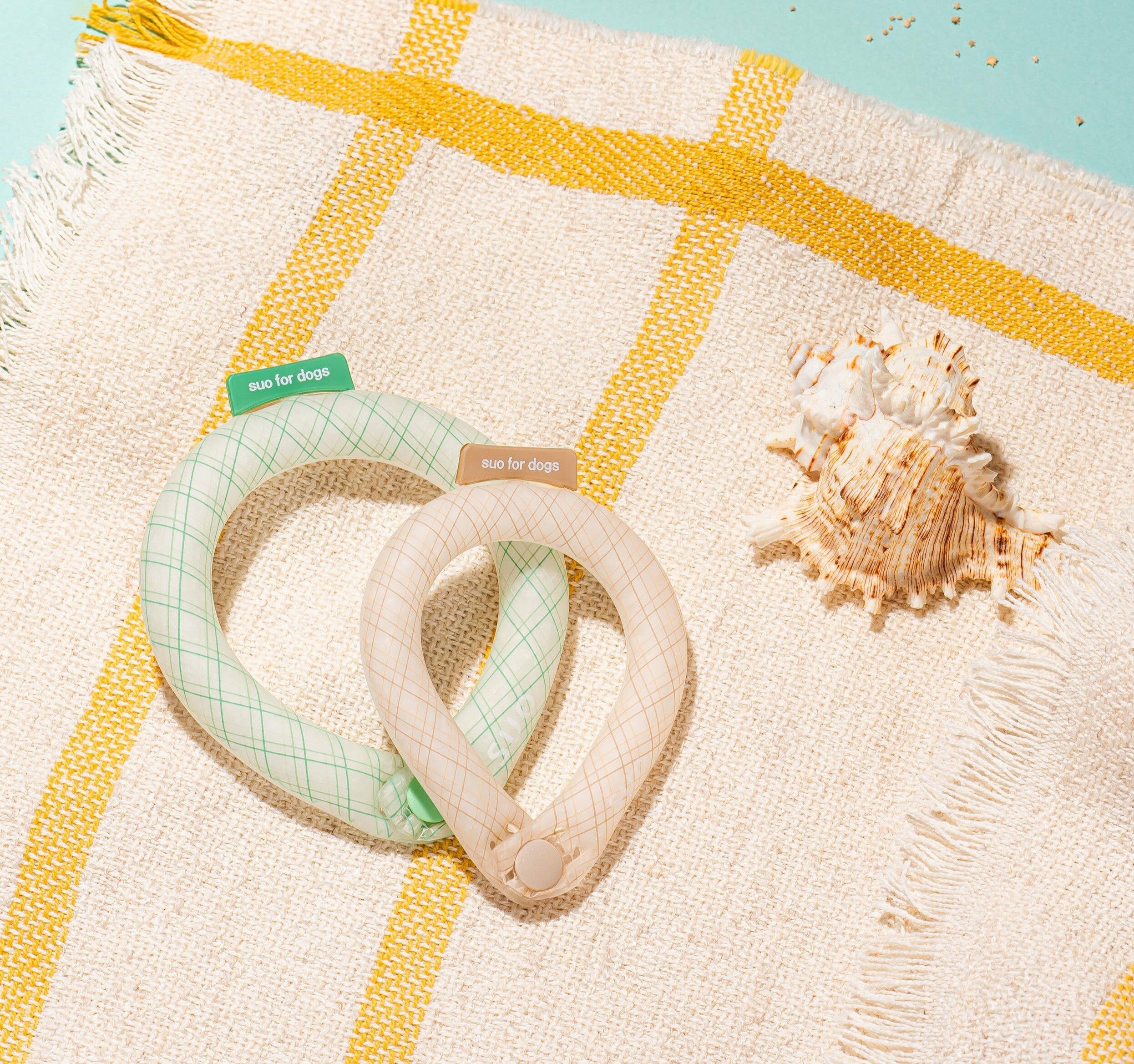 SUO RING 28°ICE 格紋降溫脖圍