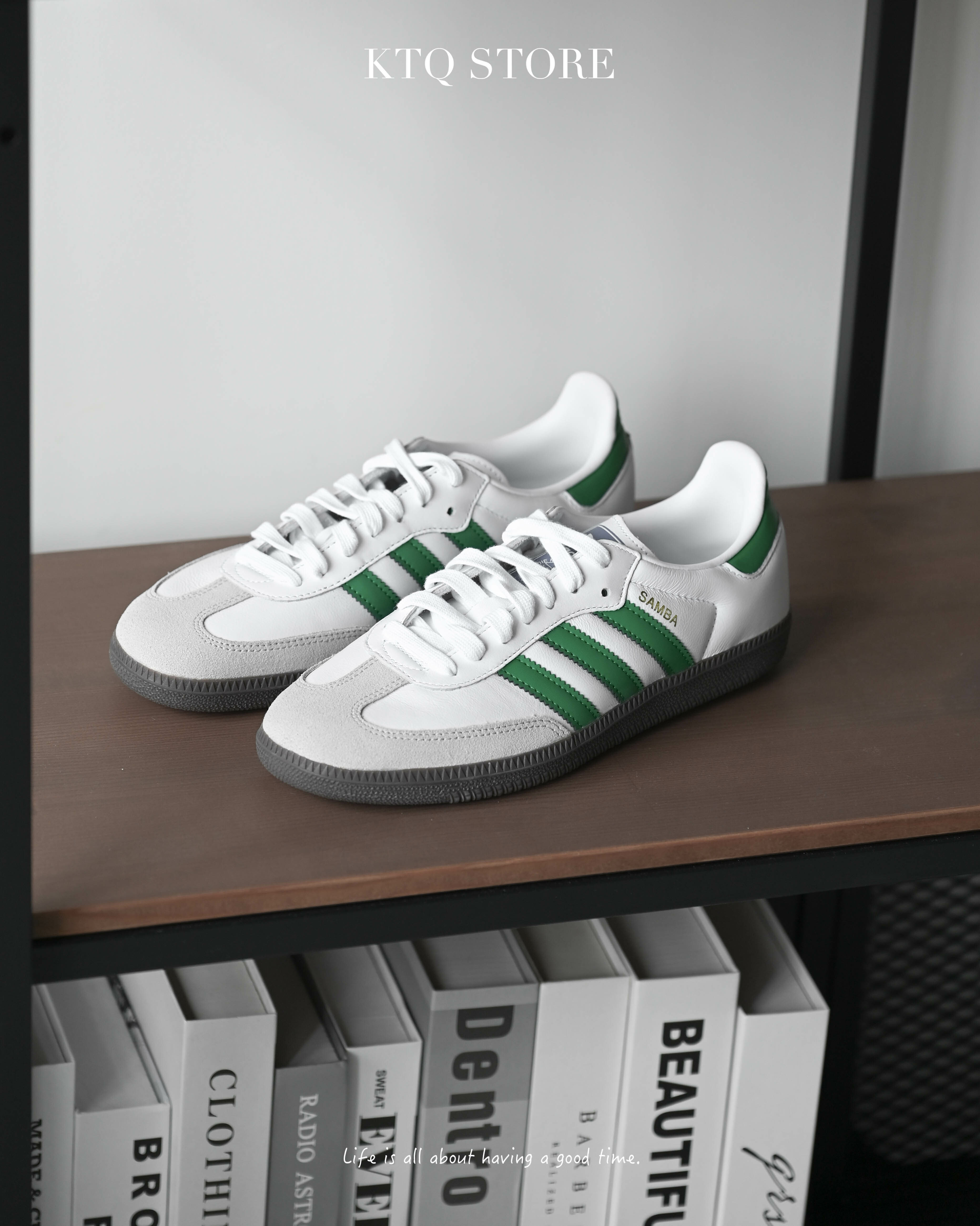 KTQ STORE ‧ Adidas Originals Samba OG White Green 復古綠 IG1024