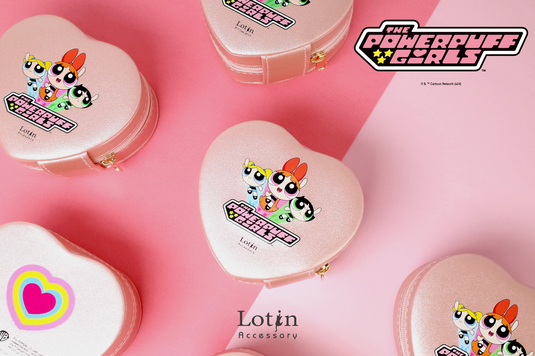 【飛天小女警】飛天小女警閃耀愛心飾品盒