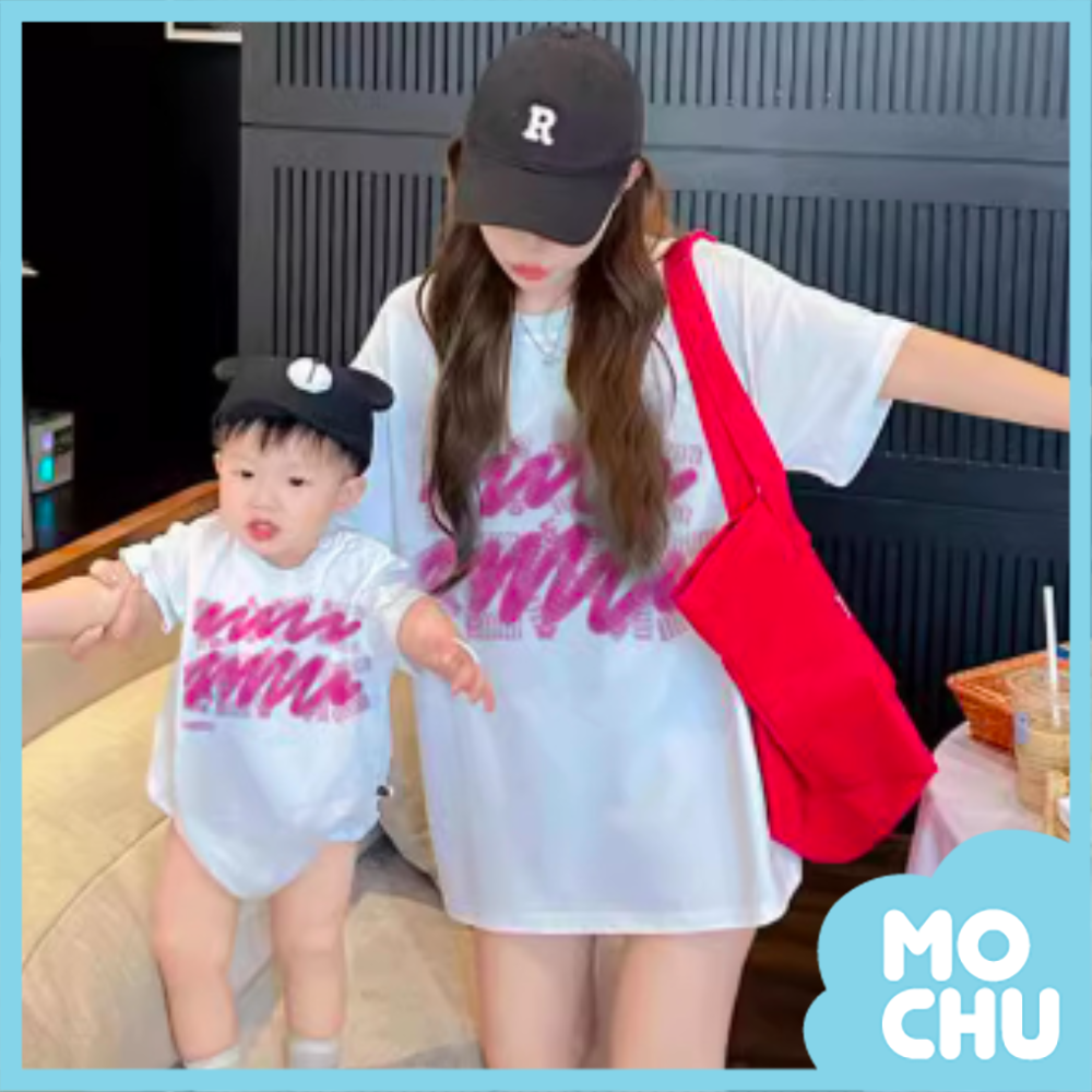 塗鴉線條Ｔ恤親子裝(二色）