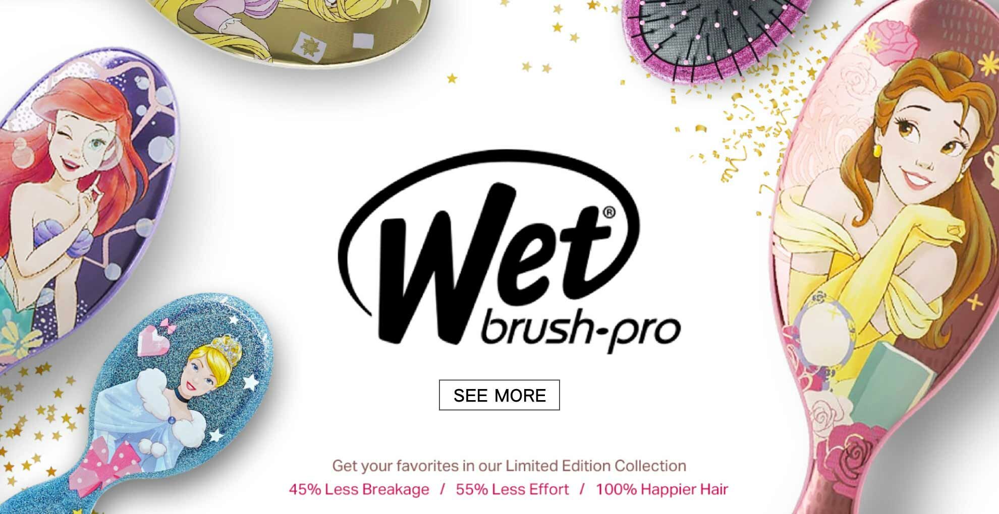 wet brush,公主梳,魔髮梳,迪士尼梳,梳子