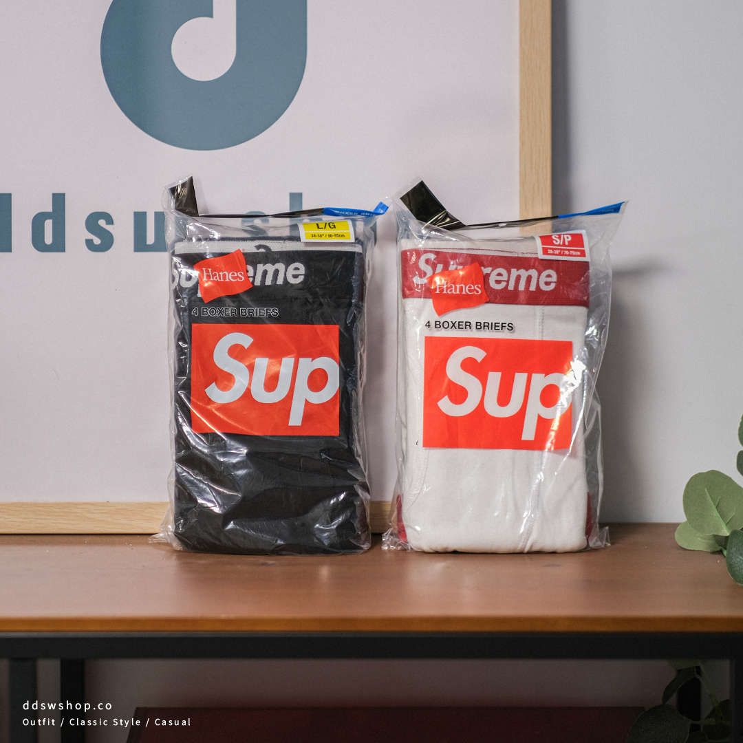 "代購+現貨" Supreme x Hanes Boxer Briefs 內褲 四件組