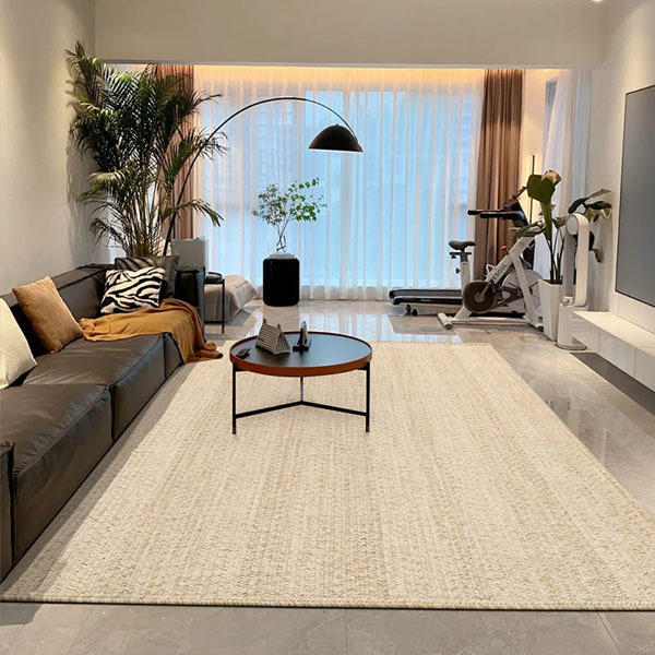 天然羊毛手工編織地毯