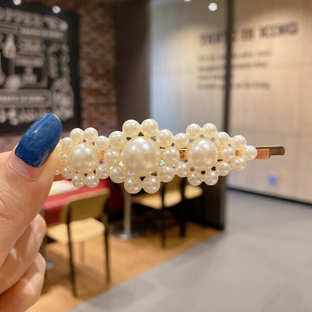 熱賣可愛劉海髮夾簡約髮卡（9#三朵花）