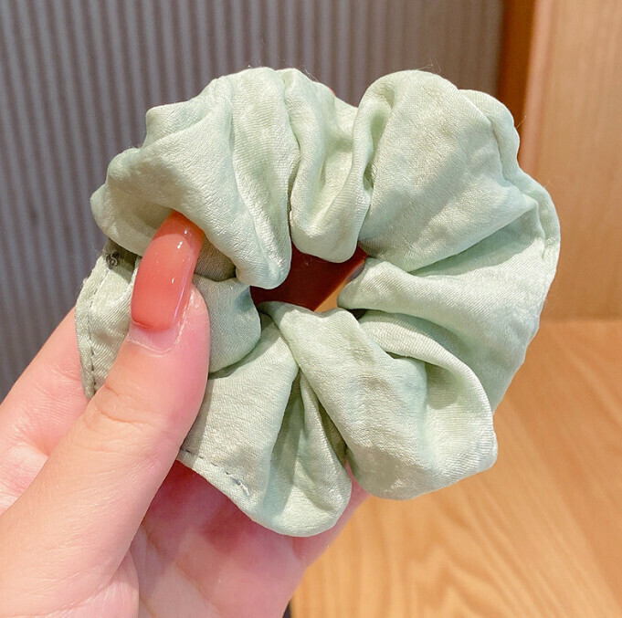 爆款簡約頭飾發圈（64#草綠色）