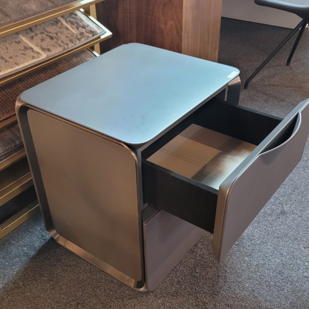 韋德 | 科技感 |雙抽床頭櫃