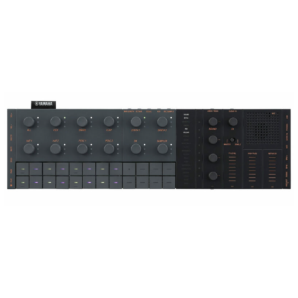 Yamaha YAMAHA / SEQTRAK便攜式取樣編曲機(黑色/橘色) 第 2 張圖片｜三峽配件 / 週邊