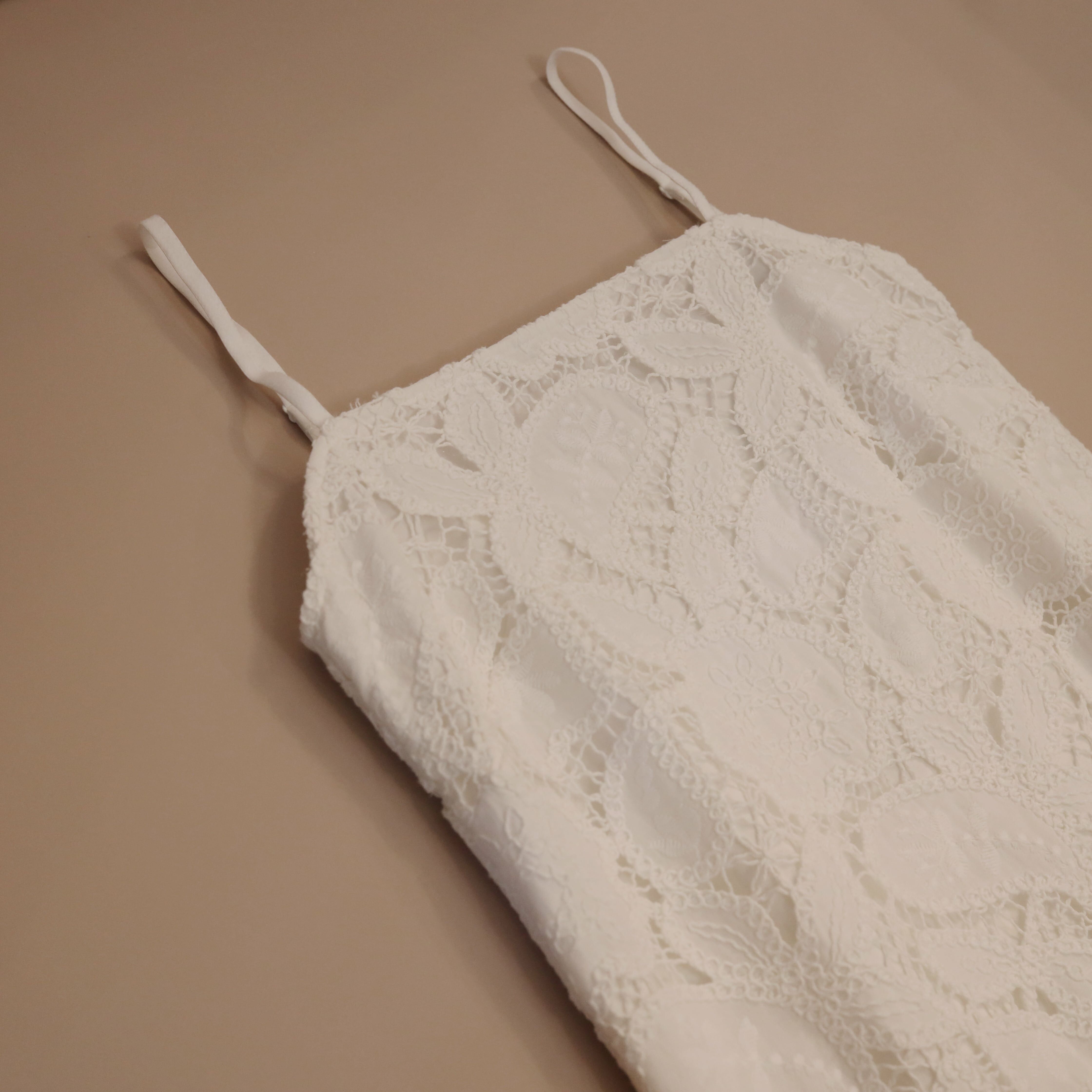 (現貨 - Vol.2) [7019] 重磅蕾絲吊帶連身裙