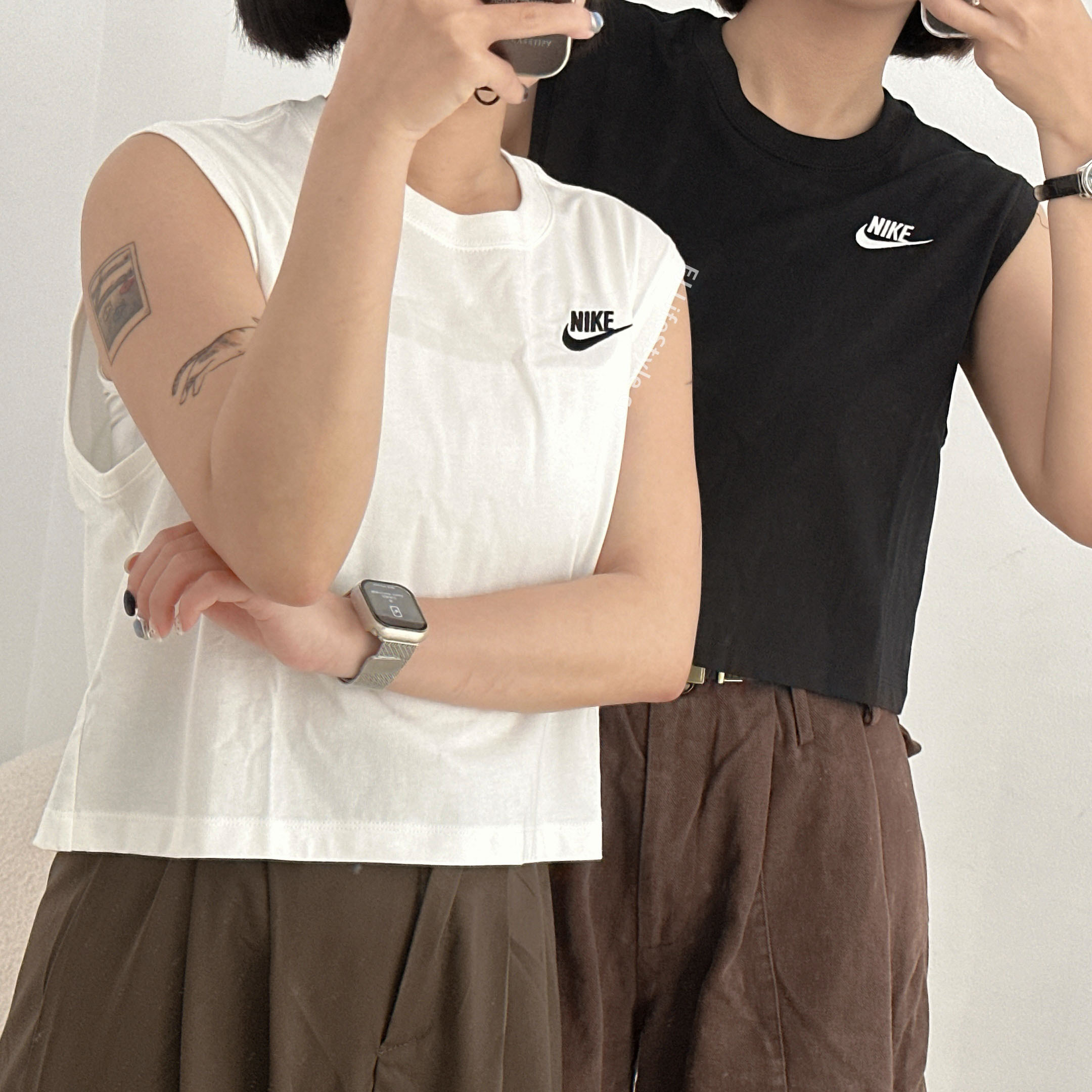 NIKE NWS CLUB 短版 背心 無袖 黑 FV5506-010 灰 FV5506-063 白 FV5506-100 奶茶 FV5506-126 紫 FV5506-511 / 調貨