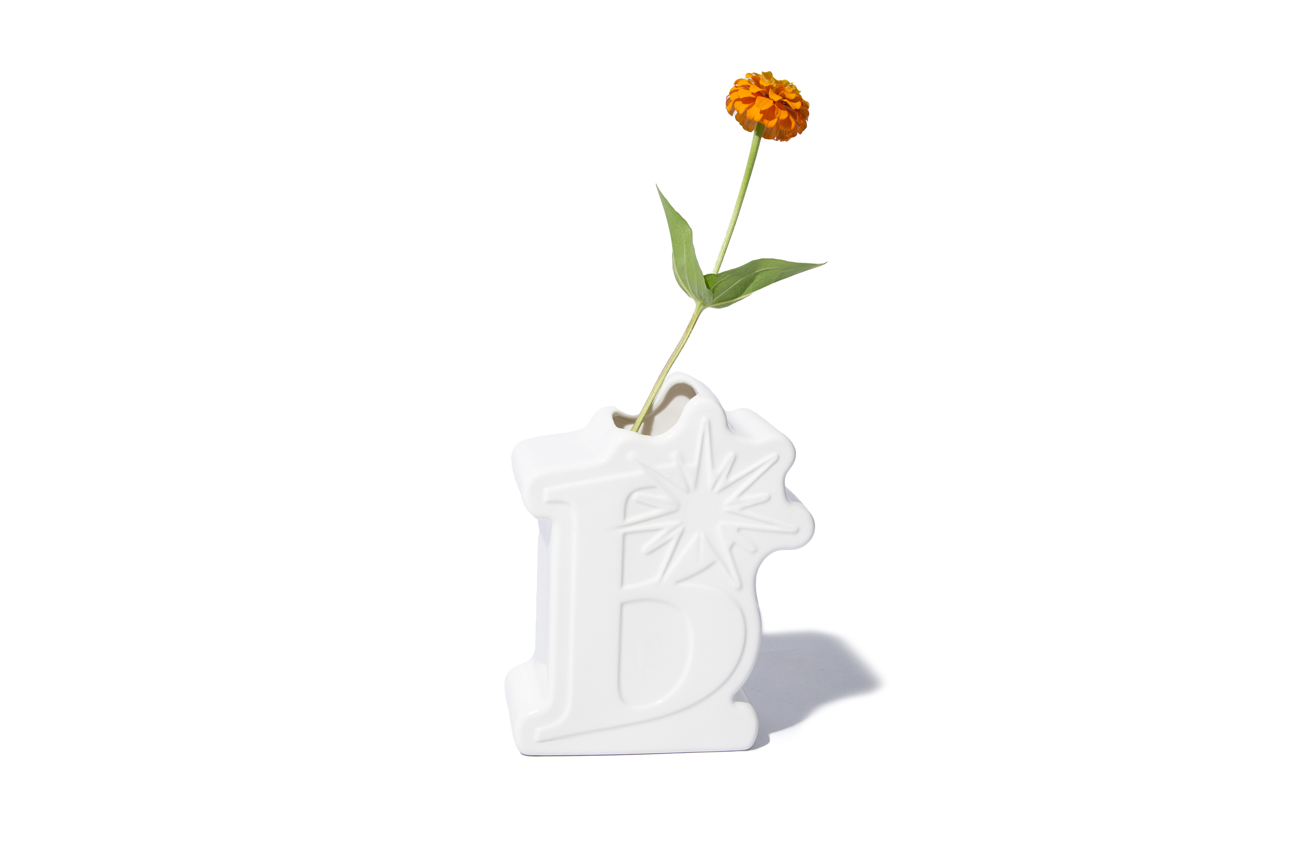 BoTT "B Logo Flower Vase" (White)