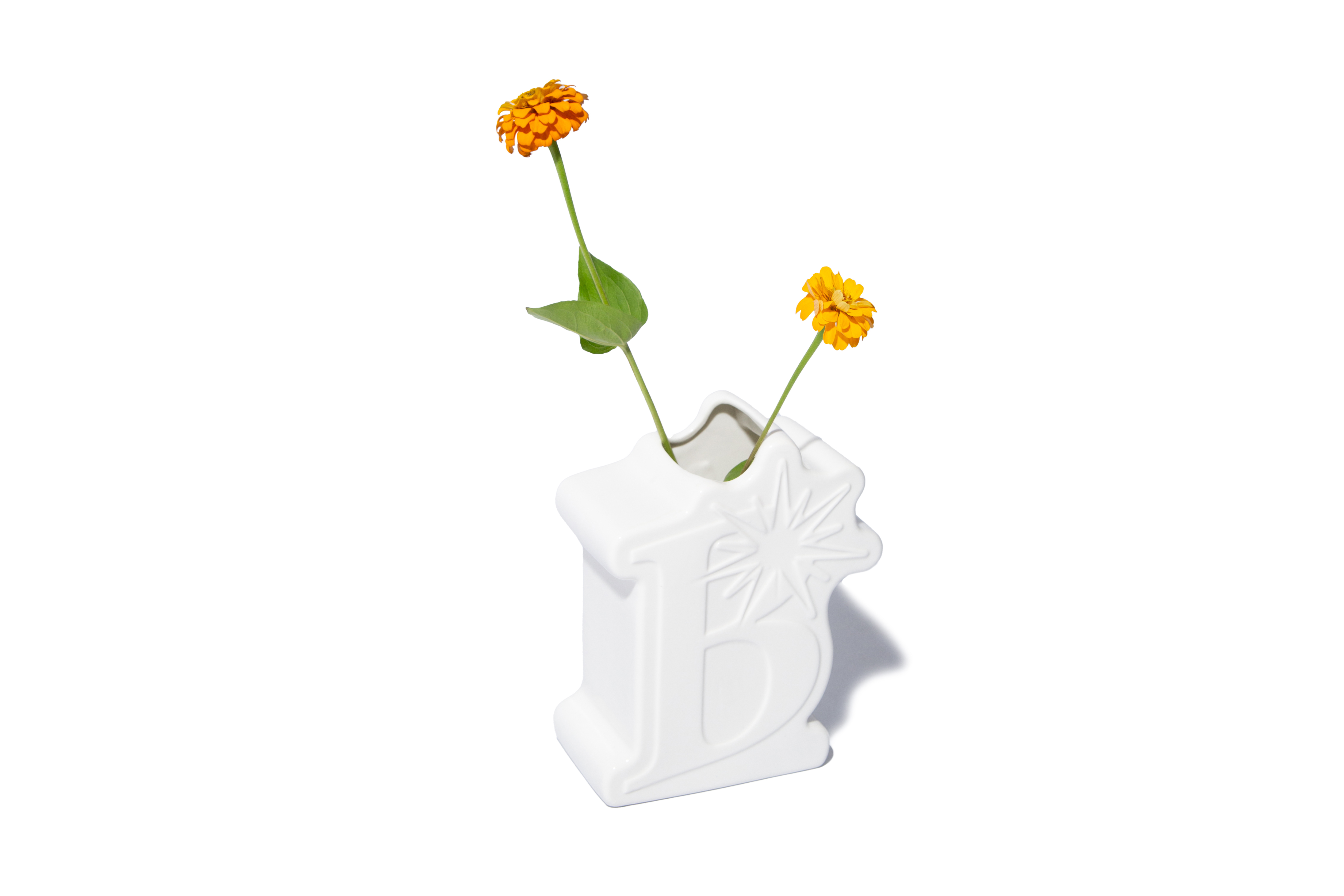 BoTT "B Logo Flower Vase" (White)