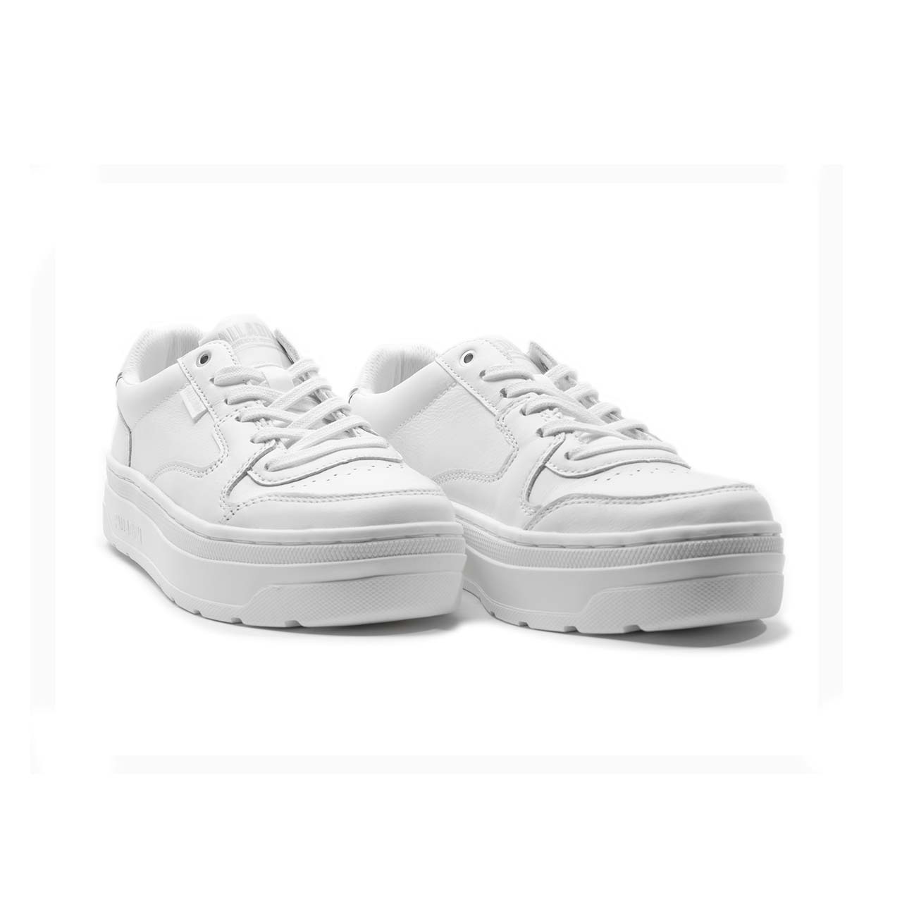 女鞋 PALLADIUM PALLASPHALT LO LTH 黑 白 皮革 厚底 潮流 休閒鞋【99135】