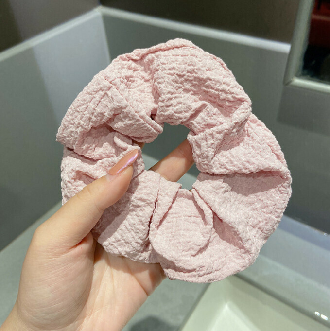 熱推簡約頭飾發圈（5#粉紫色）