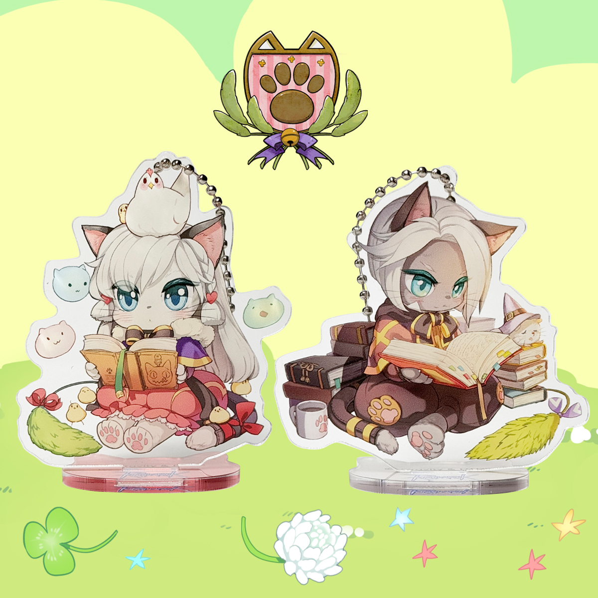 《RO仙境傳說》喵族壓克力立牌鑰匙圈套組