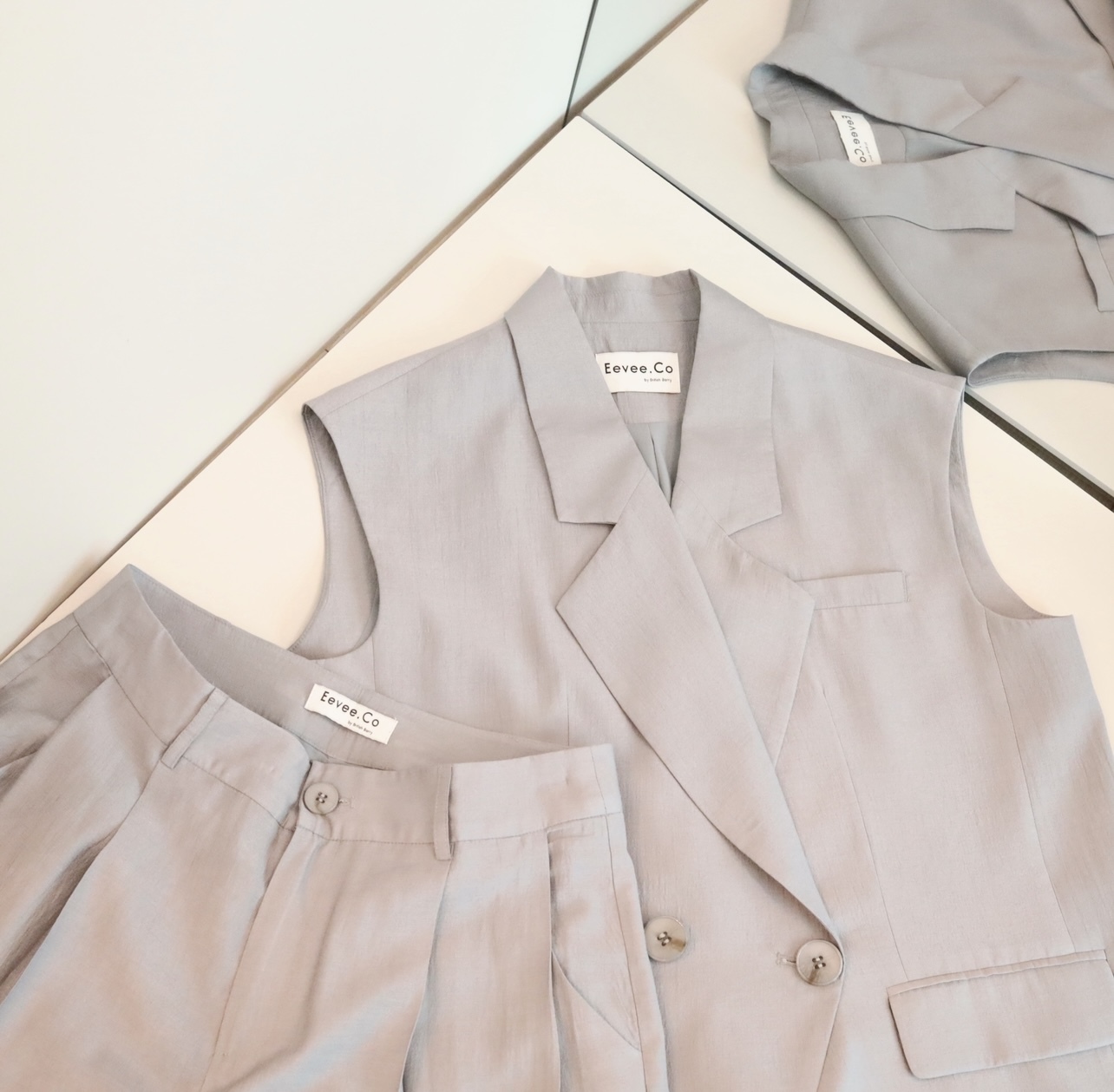 現貨 7023 棉紗 簡約風 西裝套裝