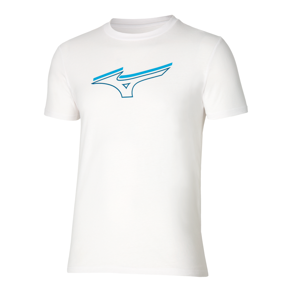 MIZUNO ATHLETICS RB TEE 男裝運動衫 白色