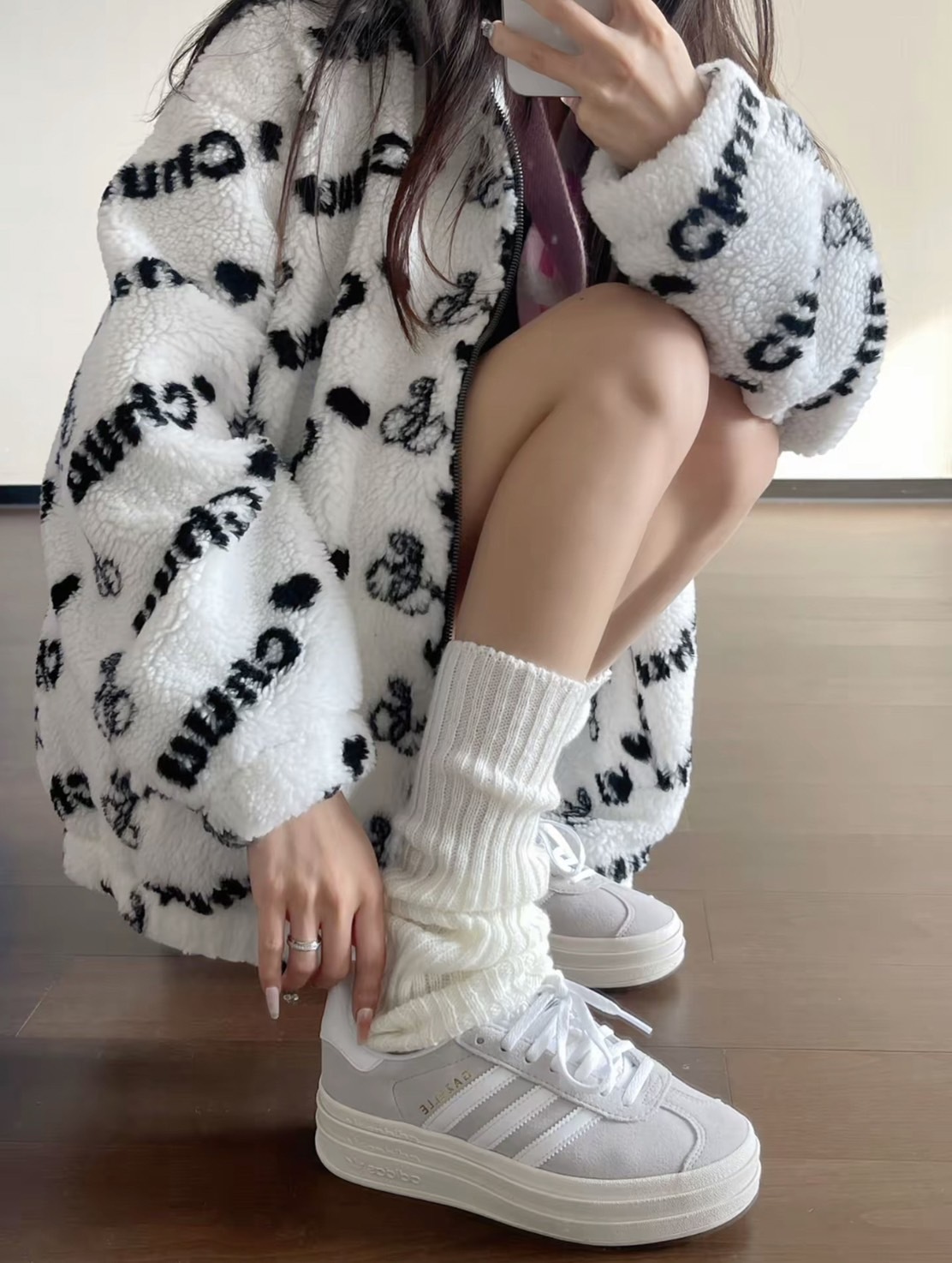 Adidas Originals Gazelle Bold 灰白 厚底 格雷系 HQ6893