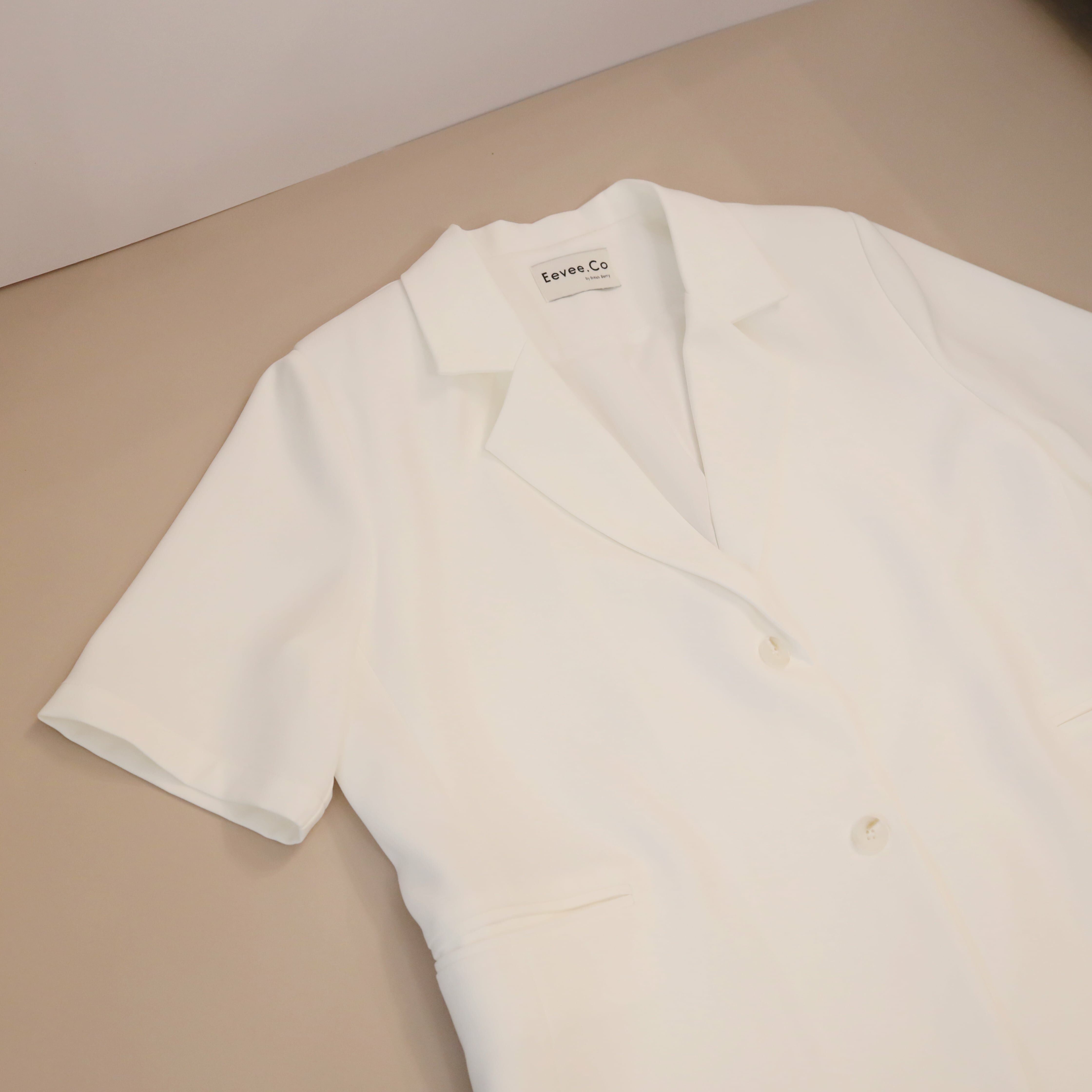 現貨 7192 寬鬆短袖西裝外套