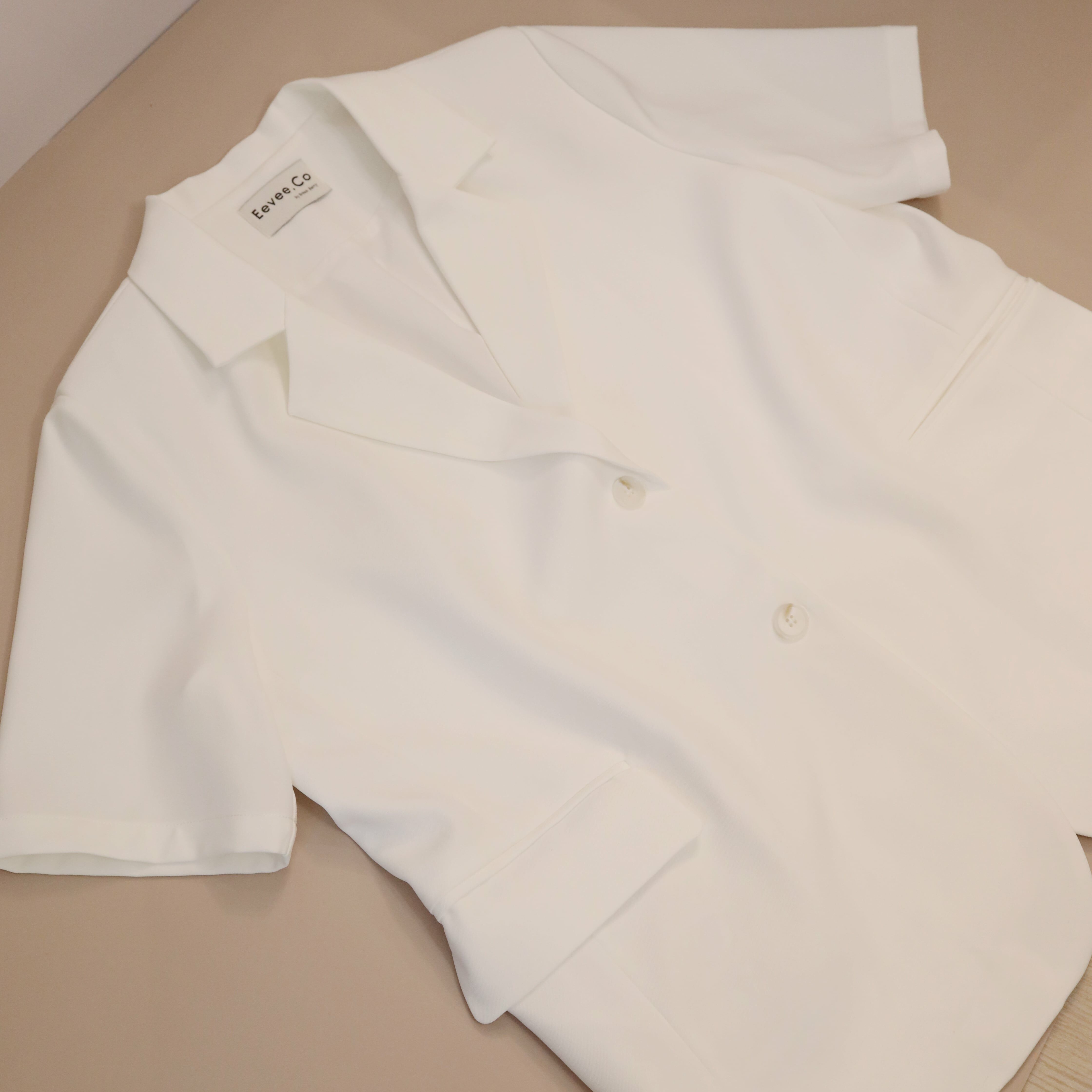 現貨 7192 寬鬆短袖西裝外套