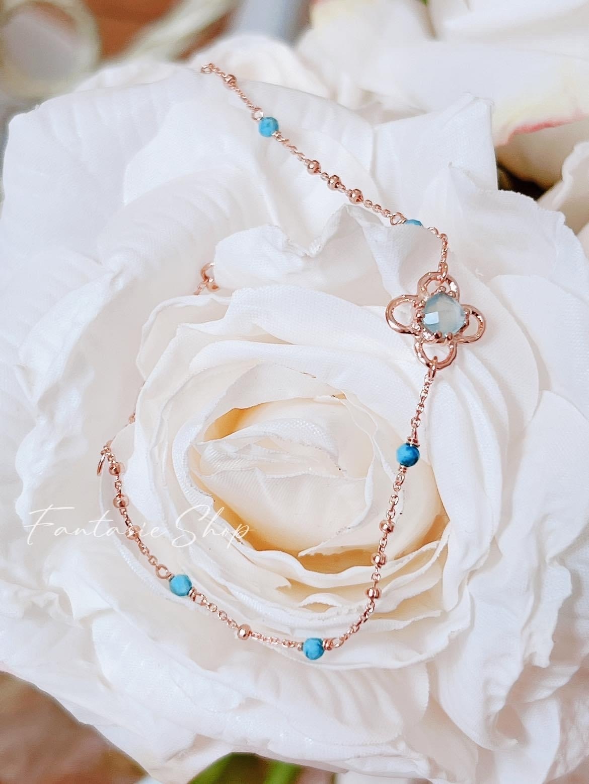 🇰🇷高質感輕珠寶飾品典雅小花手鏈