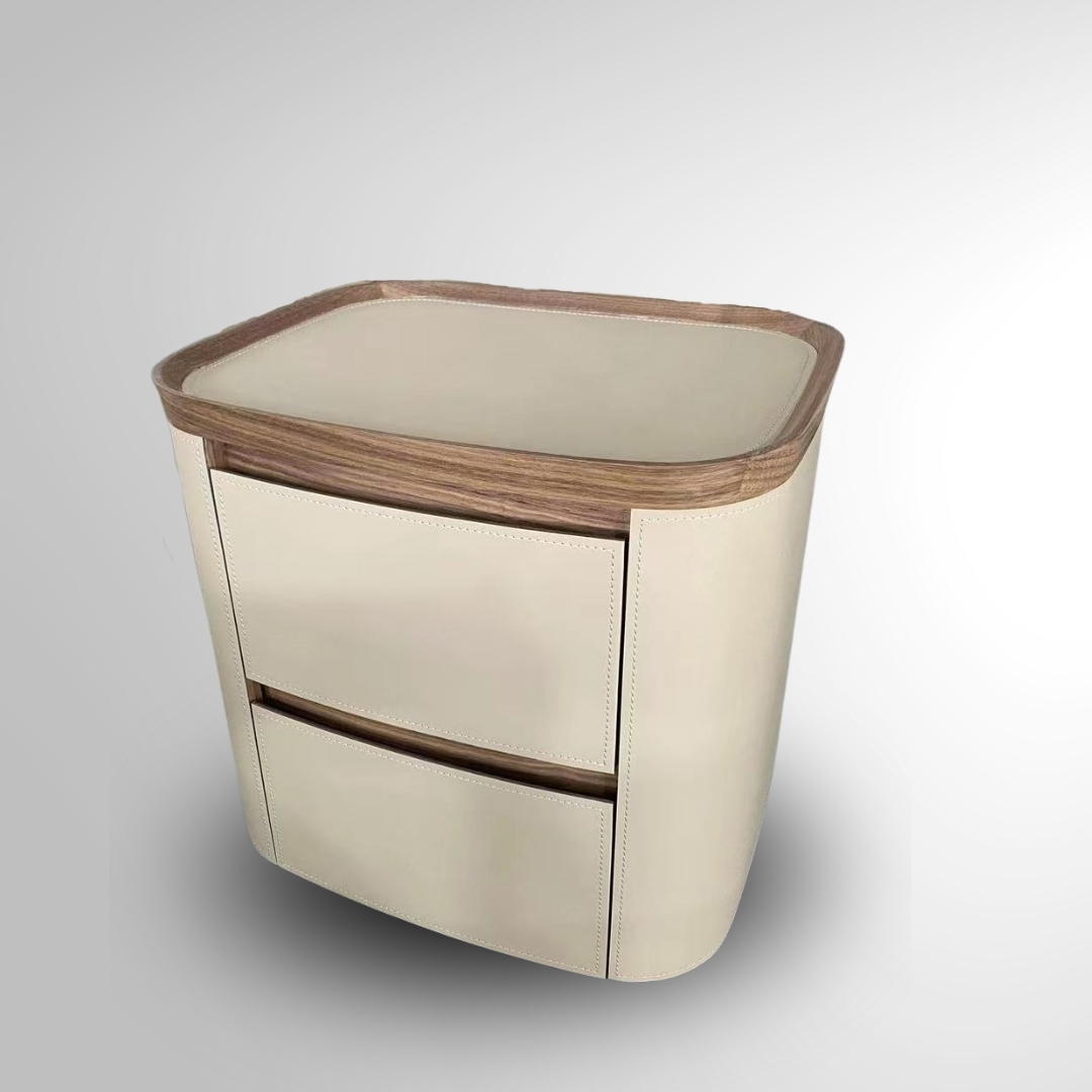 梅蒂辛 | 木框雙抽 | 床頭櫃