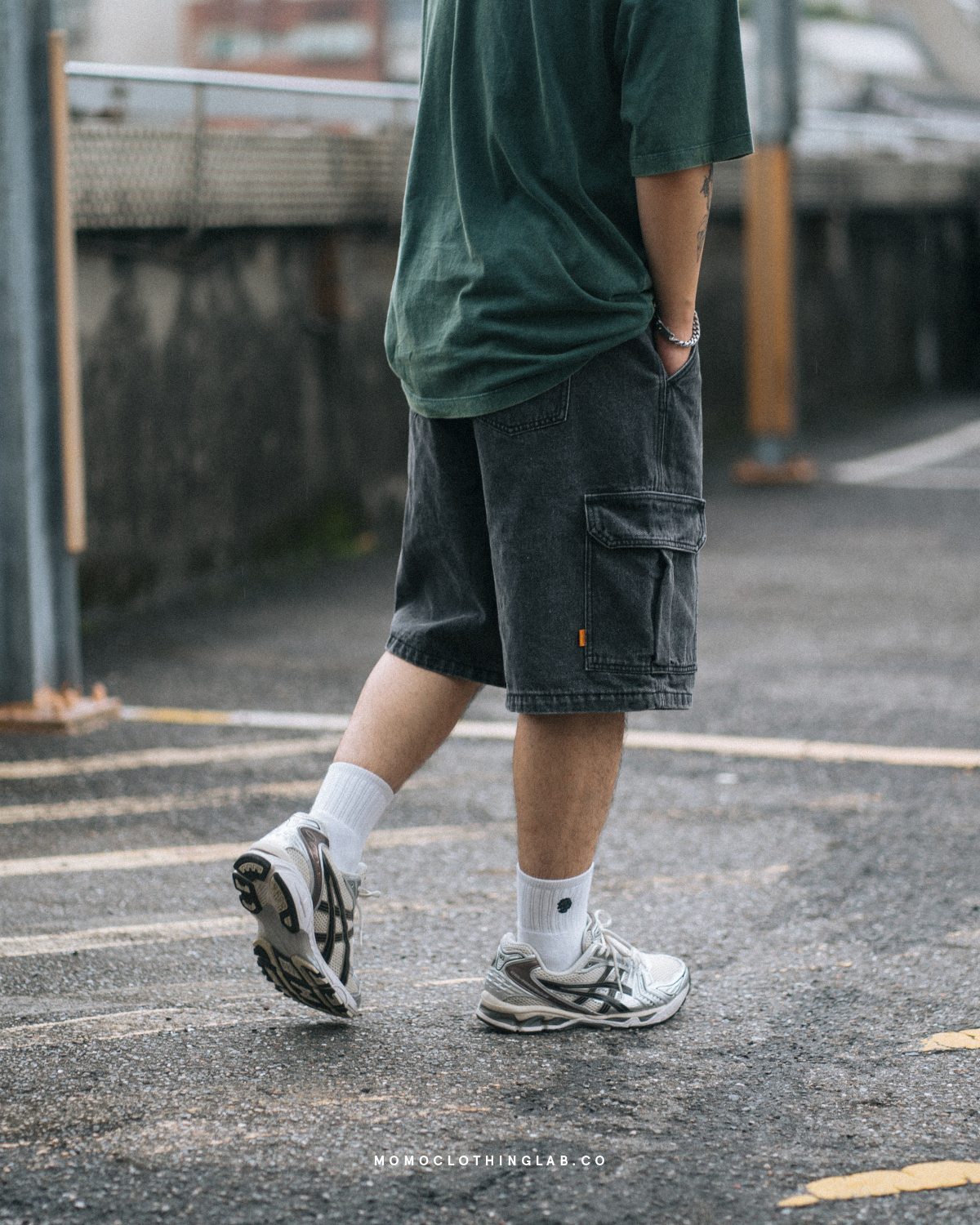 QUEST Denim Pocket Shorts 五分口袋牛仔短褲 兩色