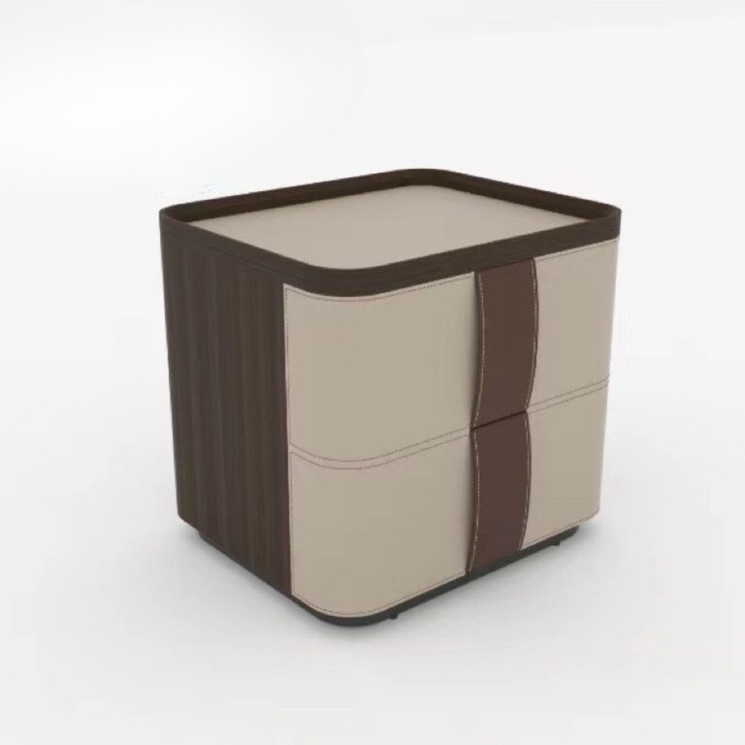 瑪黛琳 | 質感鞍皮 | 床頭櫃