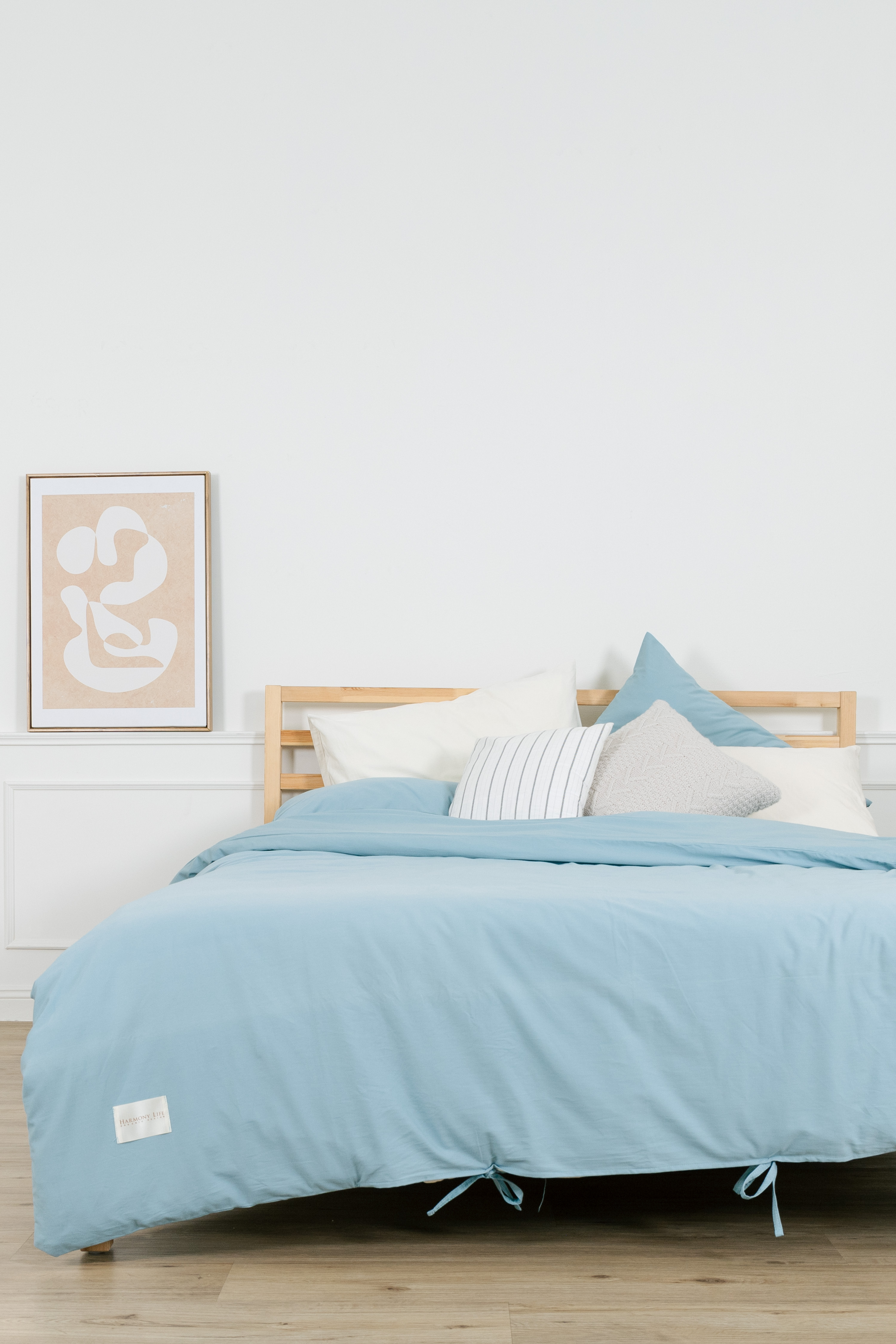 涼爽湖水藍寢具