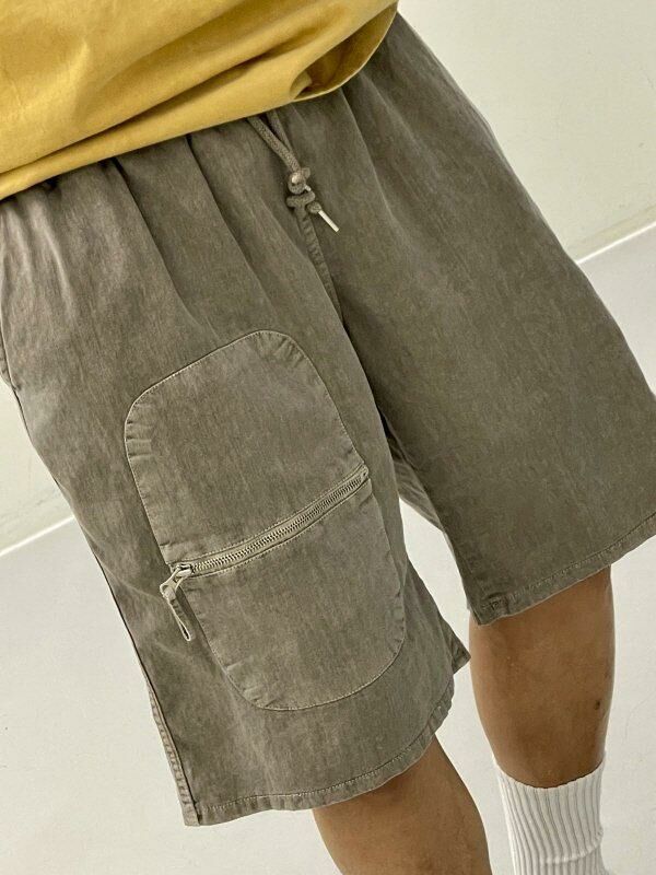 洗水淨色短褲 HIGH FIVE-087P