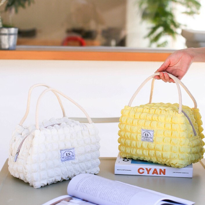 《4247》日系泡泡設計感手提保溫袋