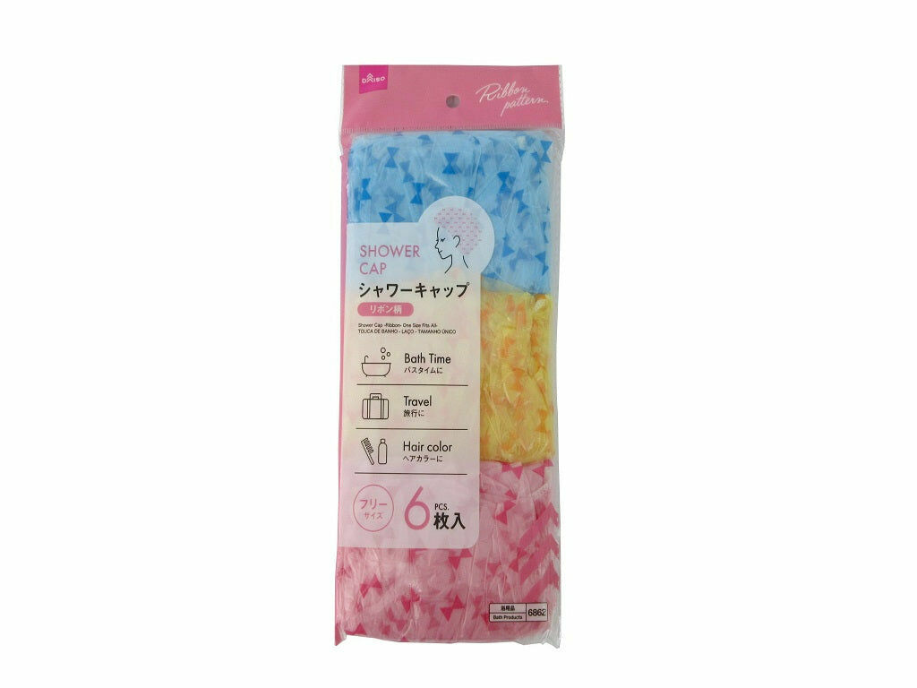 拋棄式浴帽/蝴蝶結 6入