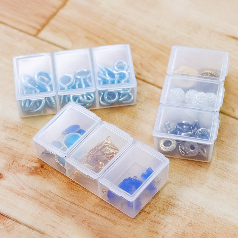 Sanada Seiko自由組合小物收納盒/內盒D 3入