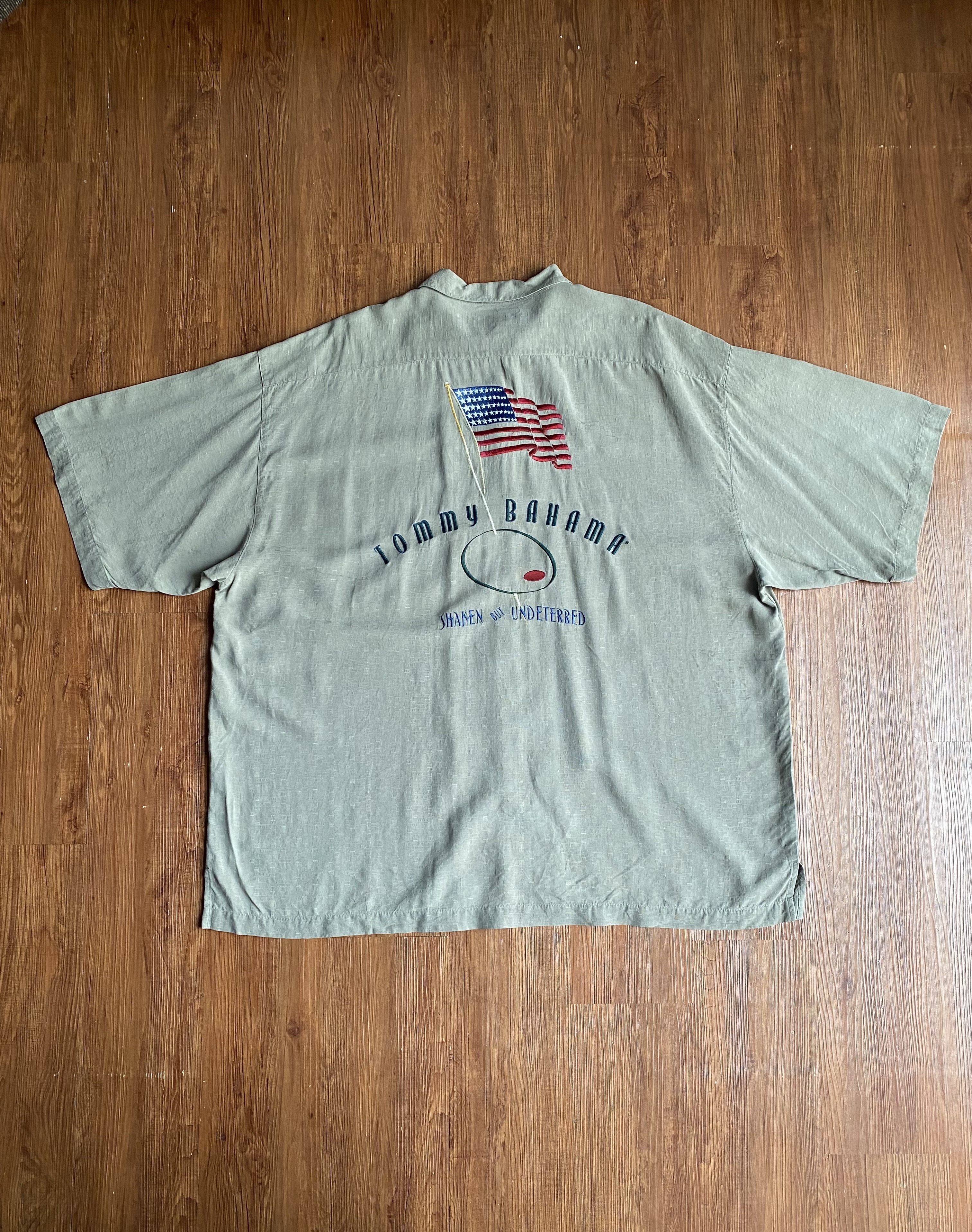 TOMMY BAHAMA Aloha shirts / 背後刺繡襯衫-灰