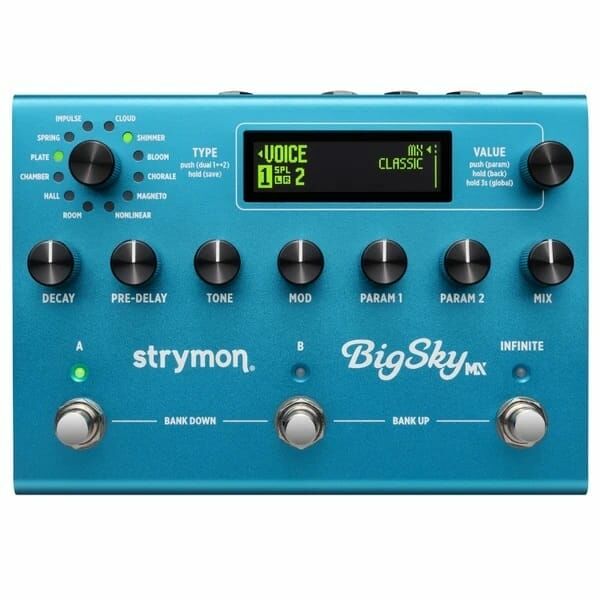 Strymon BigSky MX Reverb Pedal 數位 殘響 效果器 公司貨【宛伶樂器】