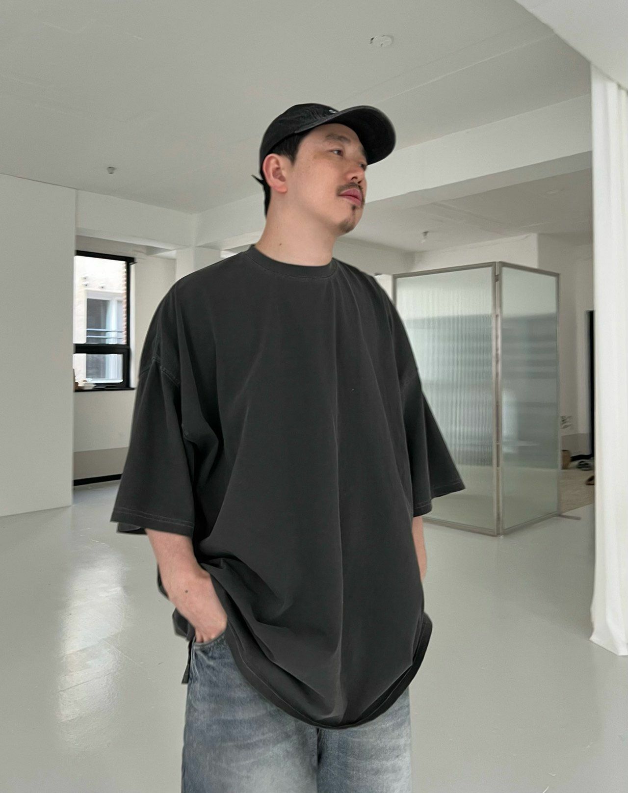 洗水淨色短袖Tee Votus-003T