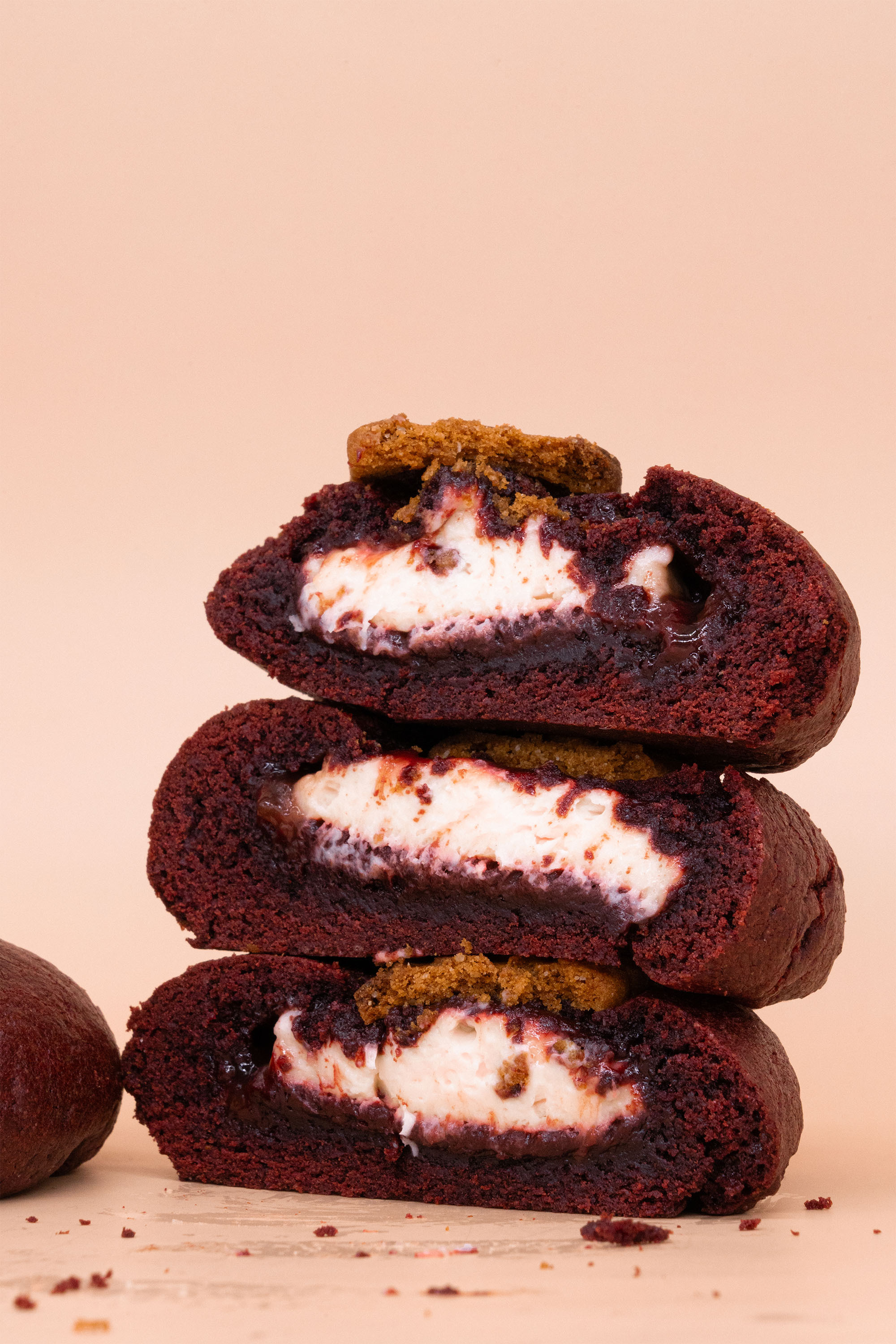 紅絲絨草莓優格胖餅乾＄130