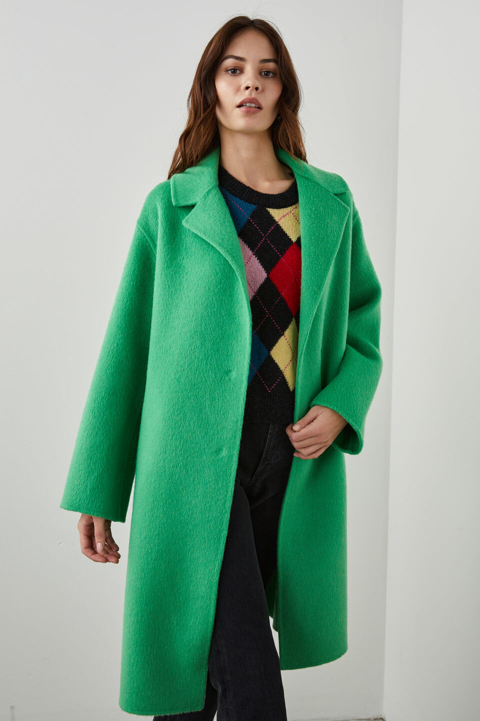 Lore Coat 綠色羊毛大衣